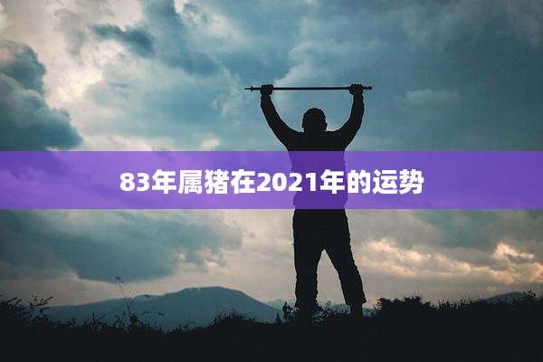 83年属猪在2021年的运势