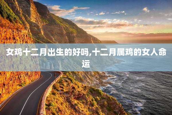 女鸡十二月出生的好吗,十二月属鸡的女人命运