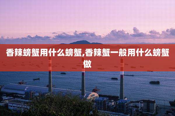 香辣螃蟹用什么螃蟹,香辣蟹一般用什么螃蟹做