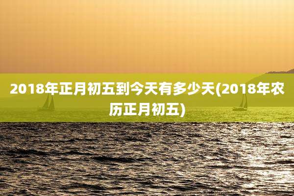 2018年正月初五到今天有多少天(2018年农历正月初五)