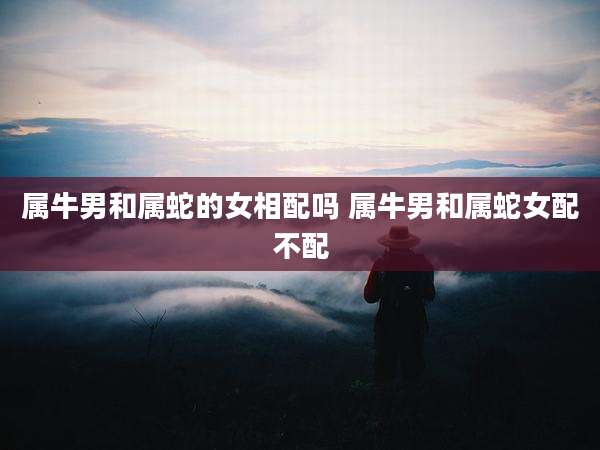 属牛男和属蛇的女相配吗 属牛男和属蛇女配不配