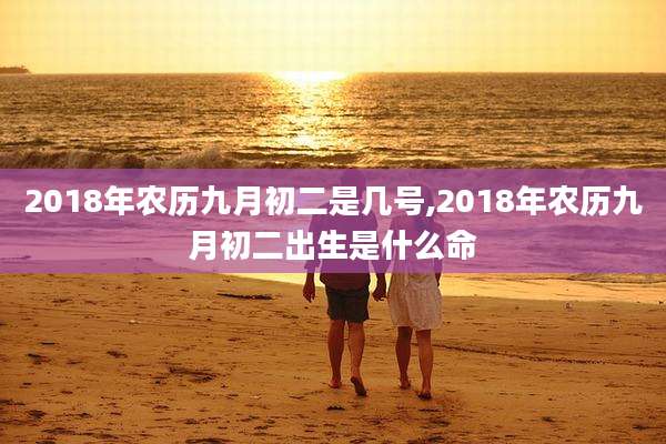 2018年农历九月初二是几号,2018年农历九月初二出生是什么命