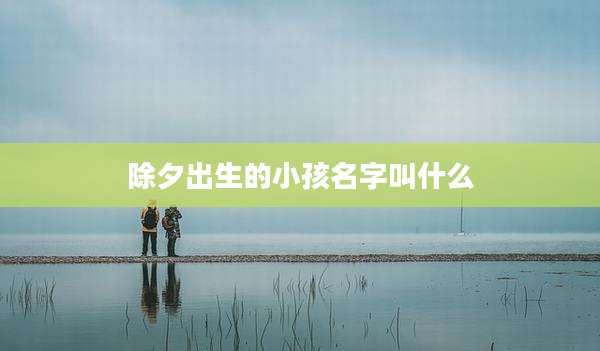 除夕出生的小孩名字叫什么