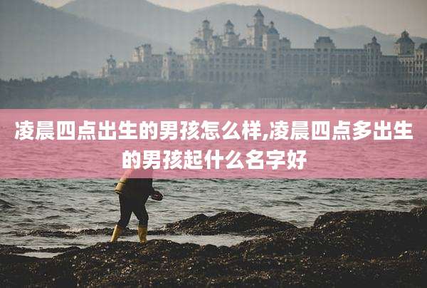凌晨四点出生的男孩怎么样,凌晨四点多出生的男孩起什么名字好