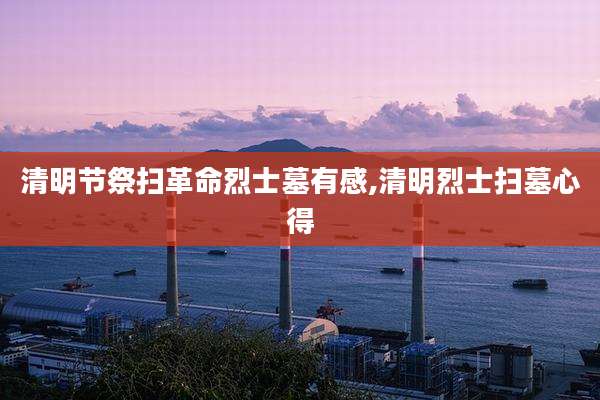 清明节祭扫革命烈士墓有感,清明烈士扫墓心得