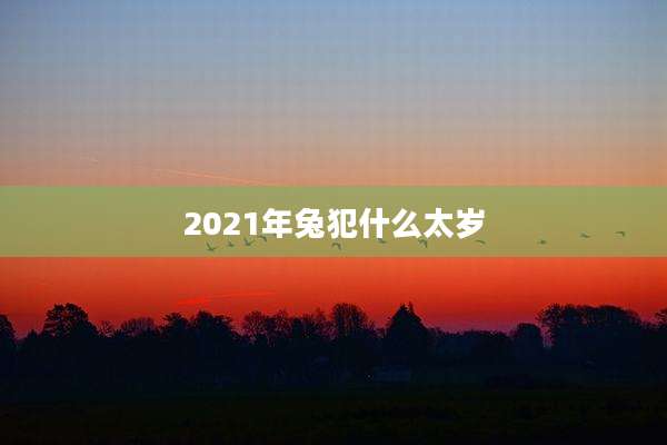 2021年兔犯什么太岁