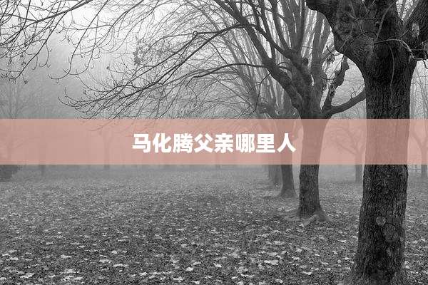 马化腾父亲哪里人