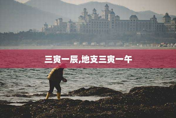 三寅一辰,地支三寅一午