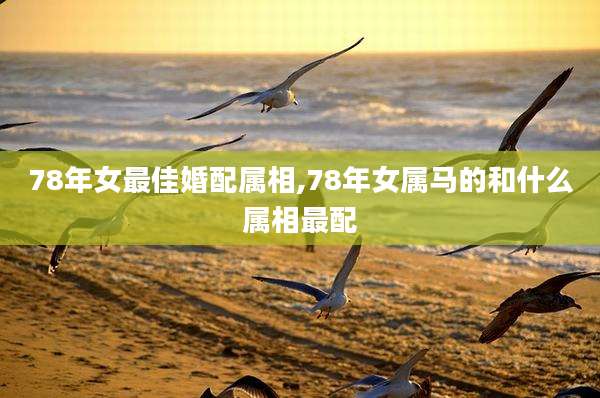 78年女最佳婚配属相,78年女属马的和什么属相最配