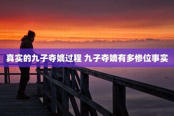 真实的九子夺嫡过程 九子夺嫡有多惨位事实