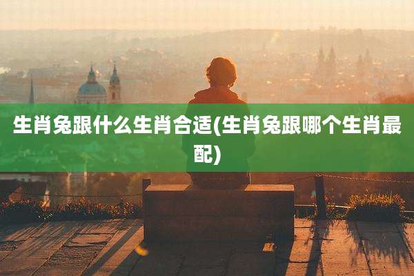 生肖兔跟什么生肖合适(生肖兔跟哪个生肖最配)