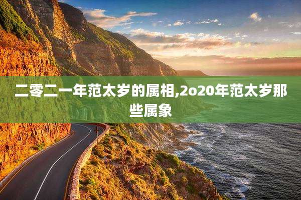 二零二一年范太岁的属相,2o20年范太岁那些属象