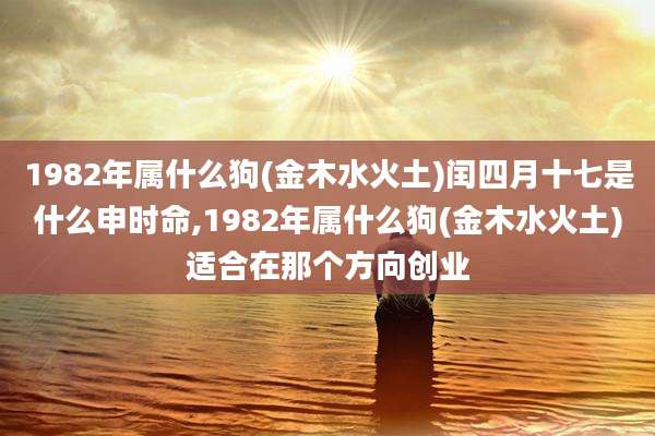 1982年属什么狗(金木水火土)闰四月十七是什么申时命,1982年属什么狗(金木水火土)适合在那个方向创业