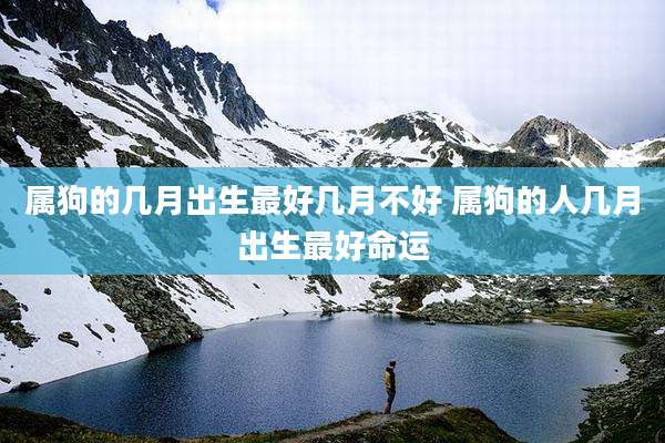 属狗的几月出生最好几月不好 属狗的人几月出生最好命运