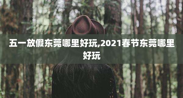 五一放假东莞哪里好玩,2021春节东莞哪里好玩