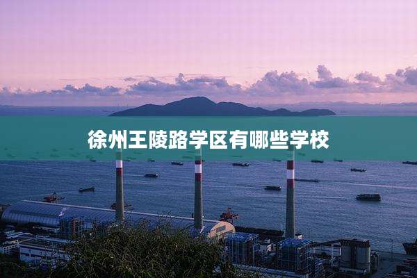 徐州王陵路学区有哪些学校