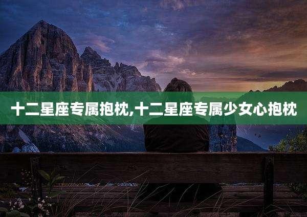 十二星座专属抱枕,十二星座专属少女心抱枕