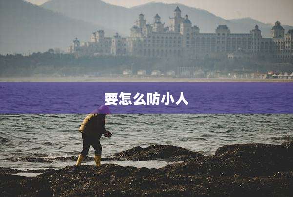 要怎么防小人