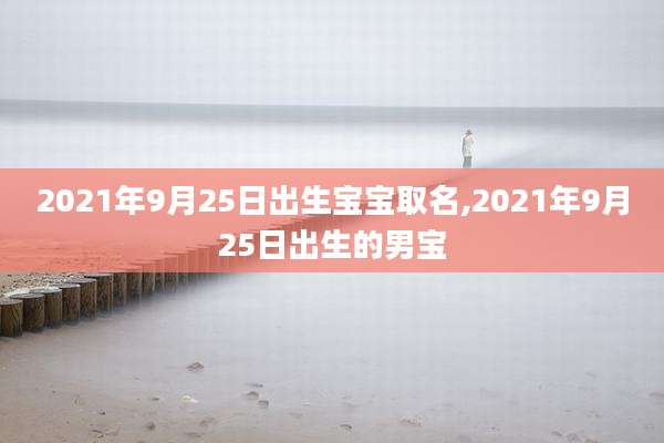 2021年9月25日出生宝宝取名,2021年9月25日出生的男宝