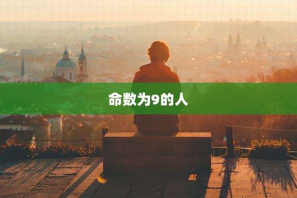 命数为9的人