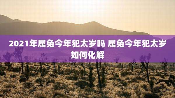 2021年属兔今年犯太岁吗 属兔今年犯太岁如何化解