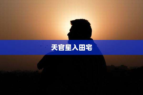 天官星入田宅