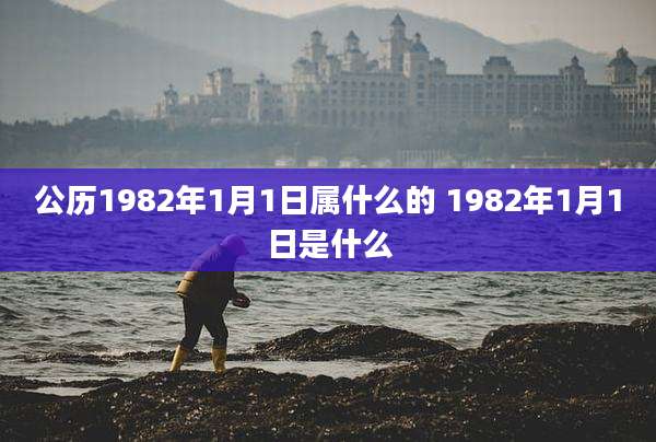 公历1982年1月1日属什么的 1982年1月1日是什么