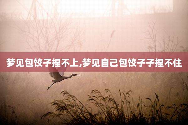 梦见包饺子捏不上,梦见自己包饺子子捏不住