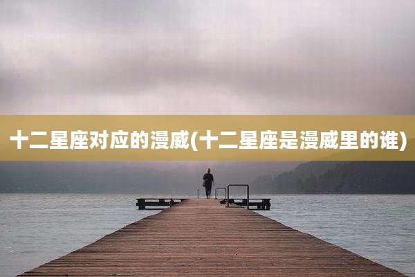 十二星座对应的漫威(十二星座是漫威里的谁)