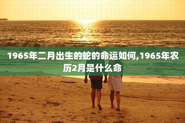 1965年二月出生的蛇的命运如何,1965年农历2月是什么命