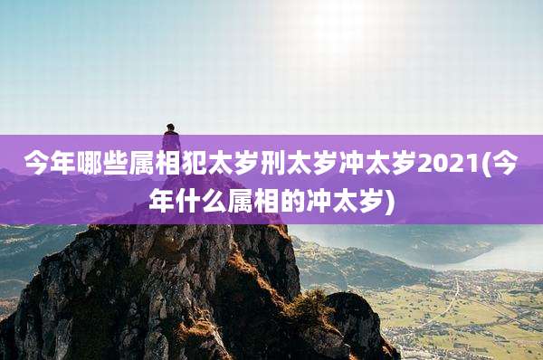 今年哪些属相犯太岁刑太岁冲太岁2021(今年什么属相的冲太岁)