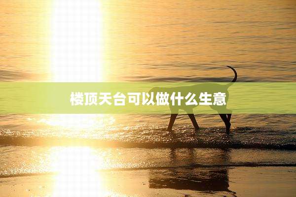 楼顶天台可以做什么生意