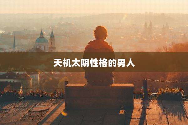 天机太阴性格的男人