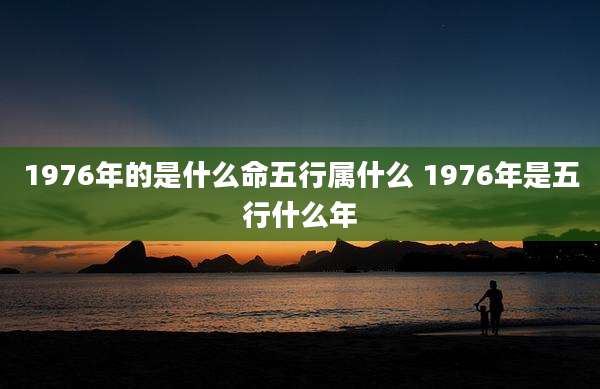 1976年的是什么命五行属什么 1976年是五行什么年