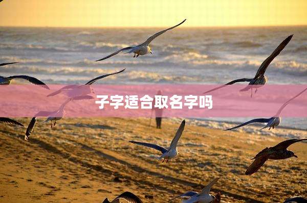 子字适合取名字吗