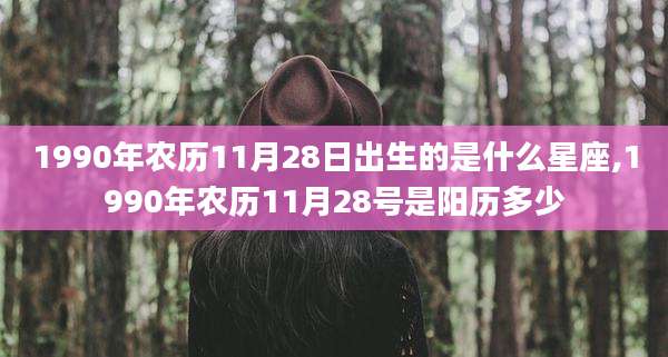 1990年农历11月28日出生的是什么星座,1990年农历11月28号是阳历多少