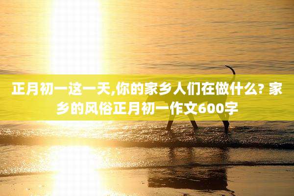 正月初一这一天,你的家乡人们在做什么? 家乡的风俗正月初一作文600字