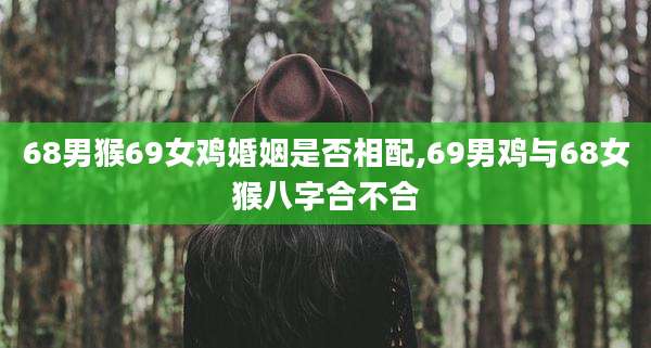 68男猴69女鸡婚姻是否相配,69男鸡与68女猴八字合不合