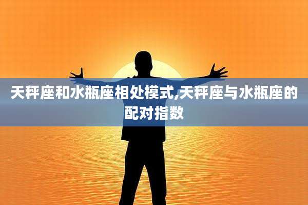 天秤座和水瓶座相处模式,天秤座与水瓶座的配对指数