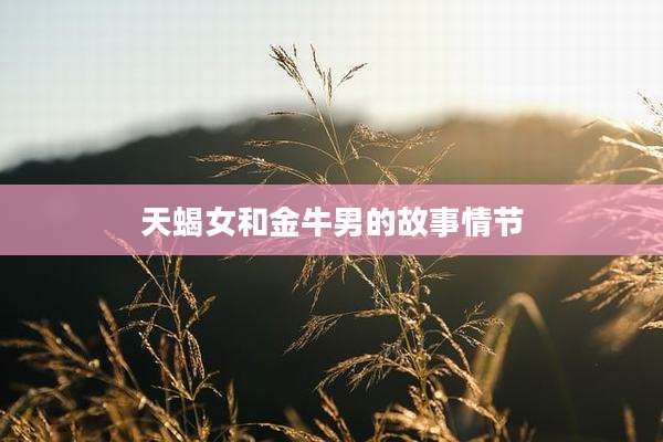 天蝎女和金牛男的故事情节