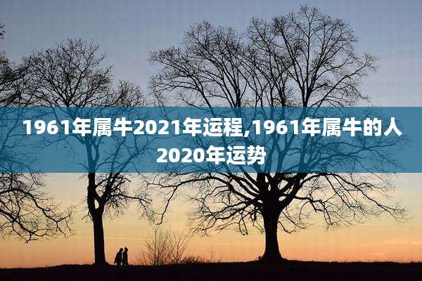 1961年属牛2021年运程,1961年属牛的人2020年运势