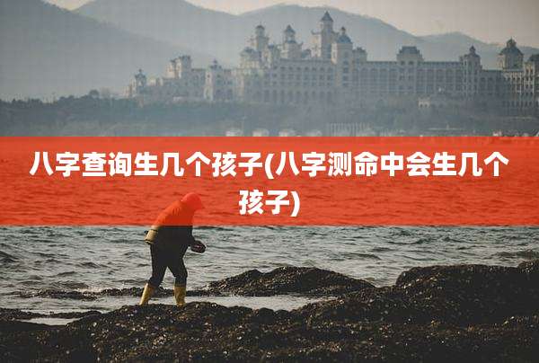八字查询生几个孩子(八字测命中会生几个孩子)