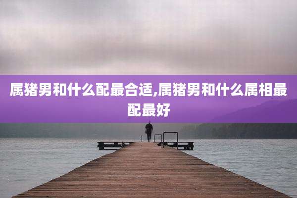 属猪男和什么配最合适,属猪男和什么属相最配最好