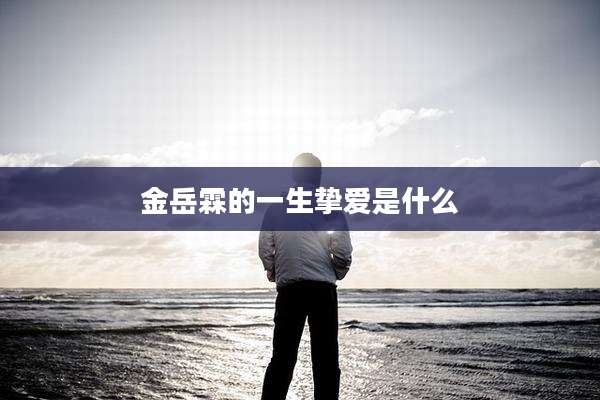 金岳霖的一生挚爱是什么