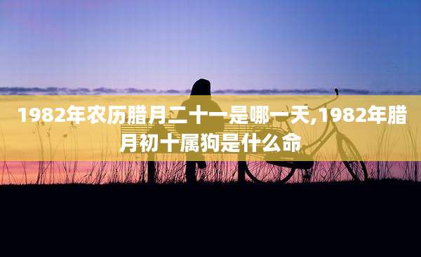 1982年农历腊月二十一是哪一天,1982年腊月初十属狗是什么命