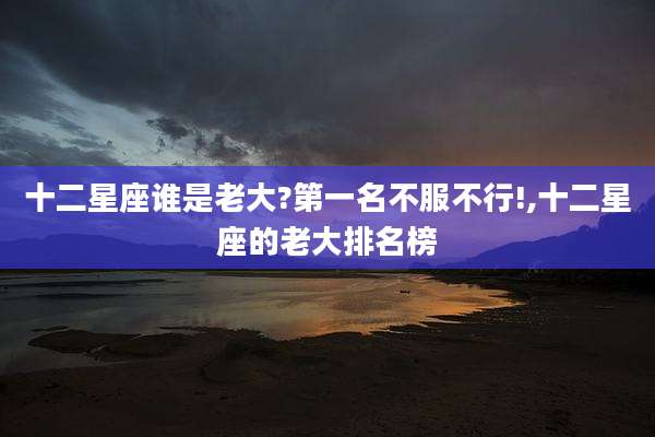 十二星座谁是老大?第一名不服不行!,十二星座的老大排名榜