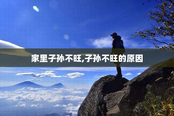 家里子孙不旺,子孙不旺的原因