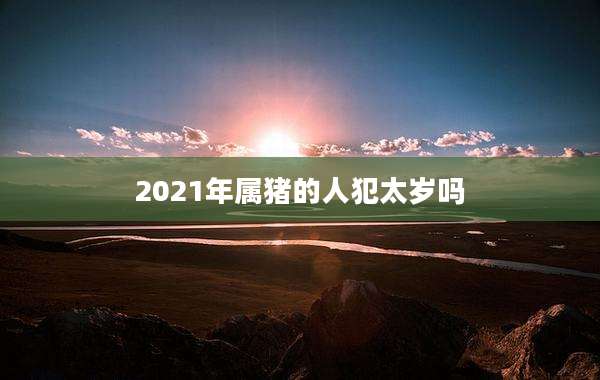 2021年属猪的人犯太岁吗