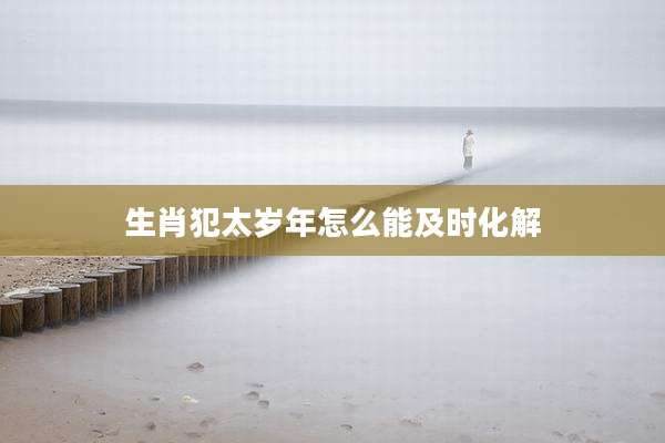 生肖犯太岁年怎么能及时化解