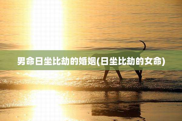 男命日坐比劫的婚姻(日坐比劫的女命)